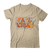 Retro Fall Vibes Autumn Design Groovy Thanksgiving Women Shirt & Sweatshirt | siriusteestore