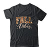 Retro Fall Vibes Preppy Floral Pumpkin Fall Autumn Vibes Shirt & Sweatshirt | siriusteestore