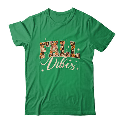 Retro Fall Vibes Preppy Floral Pumpkin Fall Autumn Vibes Shirt & Sweatshirt | siriusteestore