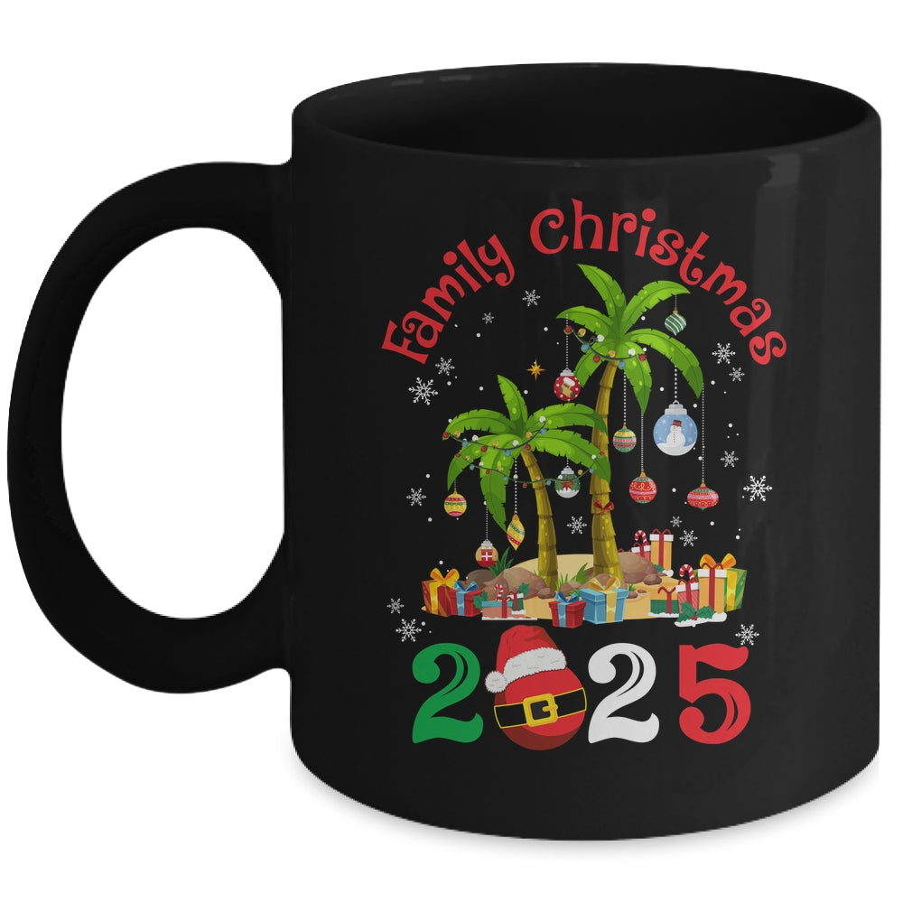 Retro Family Christmas Crew 2025 Matching Family Mug | siriusteestore