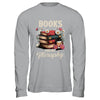 Retro Floral Books Are My Therapy Book Lover Aesthetic Girl Shirt & Hoodie | siriusteestore