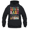 Retro Floral Mother Baby Nurse Womens Nurse Week Shirt & Tank Top | siriusteestore