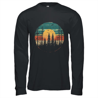 Retro Forest Trees Outdoors Nature Women Men Vintage Graphic Shirt & Hoodie | siriusteestore