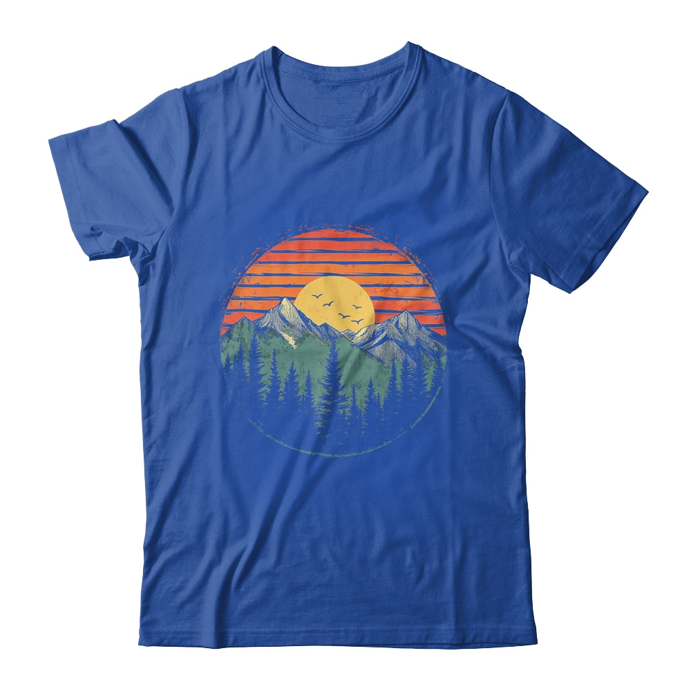 Retro Forest Trees Outdoors Nature Women Men Vintage Retro Shirt & Hoodie | siriusteestore