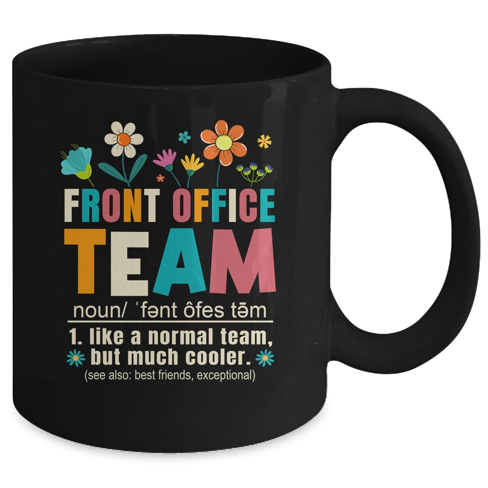 Retro Front Office Dream Team School Secretary Front Office Mug | siriusteestore