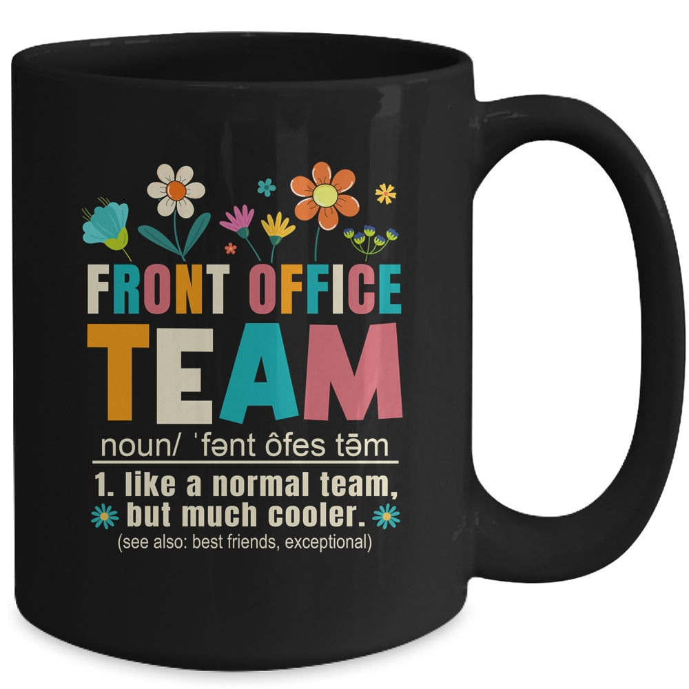 Retro Front Office Dream Team School Secretary Front Office Mug | siriusteestore