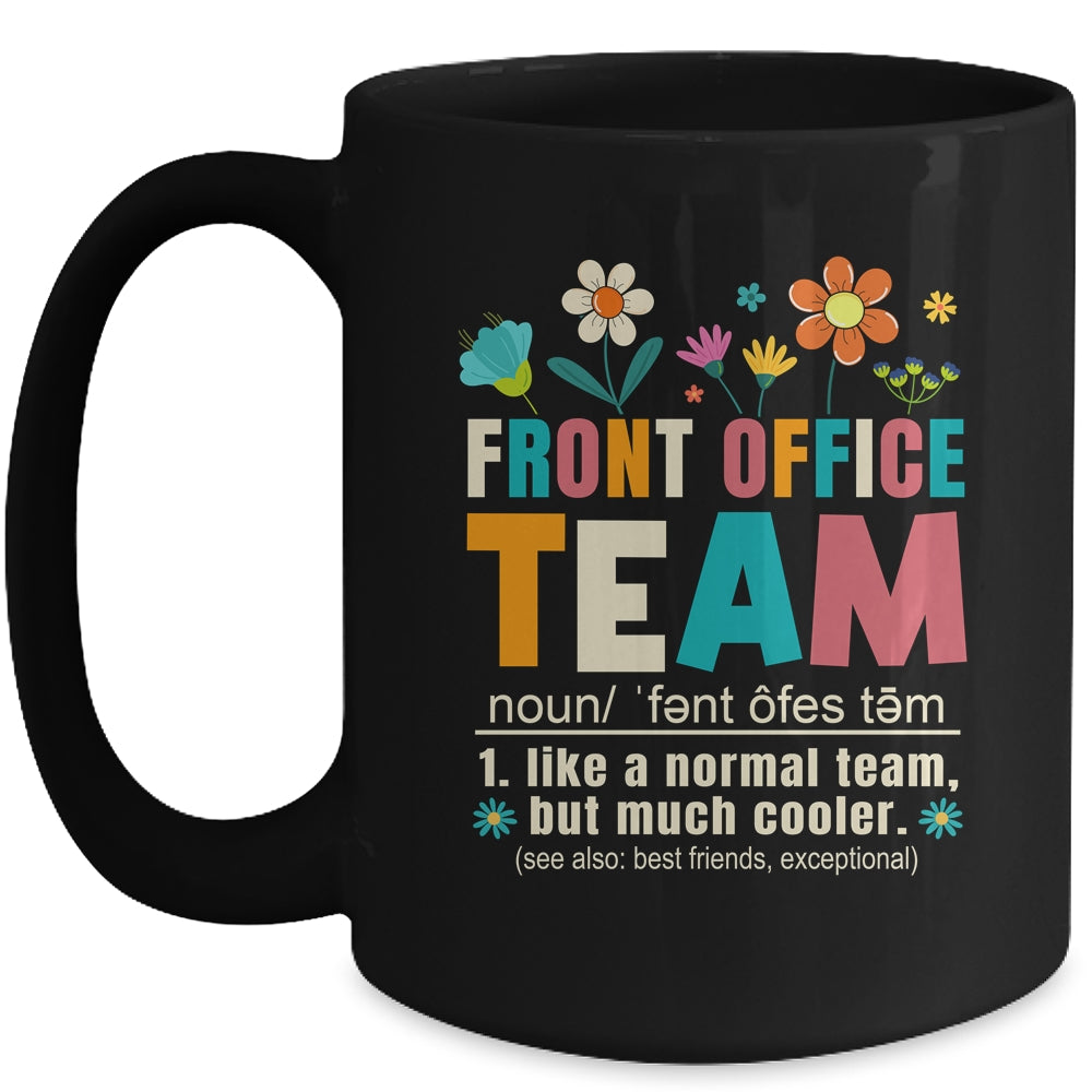 Retro Front Office Dream Team School Secretary Front Office Mug | siriusteestore