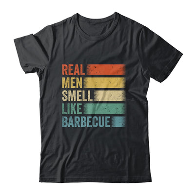 Retro Funny BBQ Grilling Real Men Smell Like Barbeque Grill Shirt & Hoodie | siriusteestore