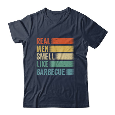 Retro Funny BBQ Grilling Real Men Smell Like Barbeque Grill Shirt & Hoodie | siriusteestore