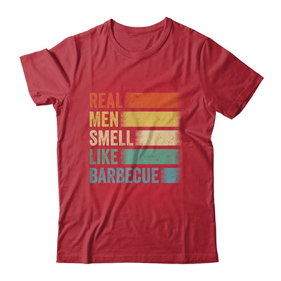 Retro Funny BBQ Grilling Real Men Smell Like Barbeque Grill Shirt & Hoodie | siriusteestore