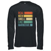 Retro Funny BBQ Grilling Real Men Smell Like Barbeque Grill Shirt & Hoodie | siriusteestore