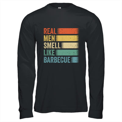 Retro Funny BBQ Grilling Real Men Smell Like Barbeque Grill Shirt & Hoodie | siriusteestore