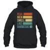 Retro Funny BBQ Grilling Real Men Smell Like Barbeque Grill Shirt & Hoodie | siriusteestore