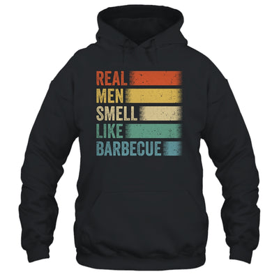 Retro Funny BBQ Grilling Real Men Smell Like Barbeque Grill Shirt & Hoodie | siriusteestore