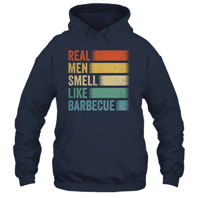 Retro Funny BBQ Grilling Real Men Smell Like Barbeque Grill Shirt & Hoodie | siriusteestore