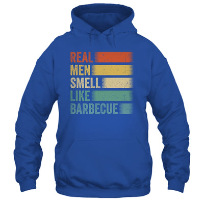 Retro Funny BBQ Grilling Real Men Smell Like Barbeque Grill Shirt & Hoodie | siriusteestore