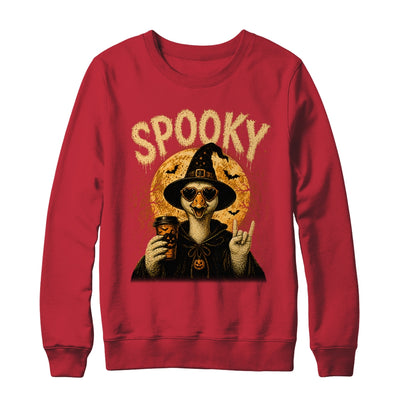 Retro Funny Goose Halloween Vintage Witch Spooky Season Shirt & Sweatshirt | siriusteestore