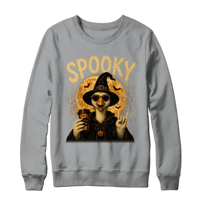 Retro Funny Goose Halloween Vintage Witch Spooky Season Shirt & Sweatshirt | siriusteestore