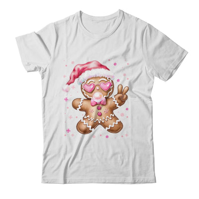 Retro Gingerbread Pink Christmas Blowing Bubble Sunglasses Shirt & Sweatshirt | siriusteestore