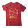 Retro Groovy Friends Giving 2025 Thanksgiving Friendsgiving Shirt & Sweatshirt | siriusteestore