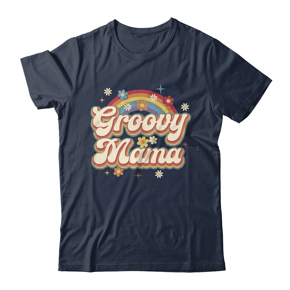 Retro Groovy Mama Family Birthday 60s 70s Hippie Costume Shirt & Tank Top | siriusteestore