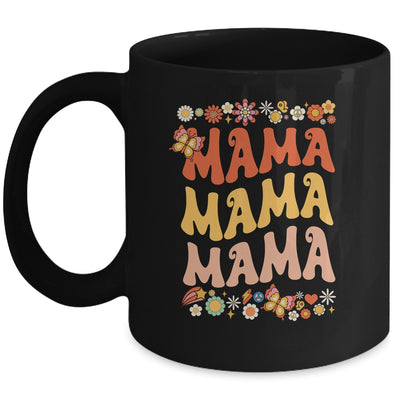 Retro Groovy Mama One Thankful Mama Thanksgiving Mothers Day Shirt & Tank Top | siriusteestore