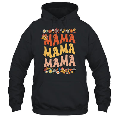 Retro Groovy Mama One Thankful Mama Thanksgiving Mothers Day Shirt & Tank Top | siriusteestore
