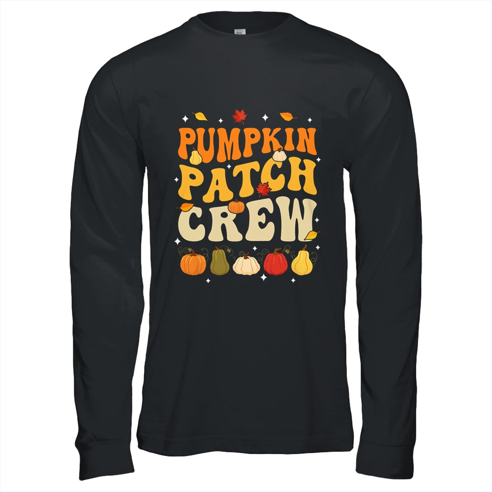 Retro Groovy Pumpkin Patch Crew Thanksgiving Fall Autumn Shirt & Hoodie | siriusteestore