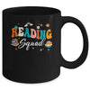 Retro Groovy Reading Squad Girls Boys Cute Reading Teacher Mug | siriusteestore