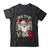 Retro Groovy Santa Claus Christmas Vibes Womens Girls Shirt & Sweatshirt | siriusteestore