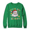 Retro Groovy Stay Merry Bright Christmas Cute Santa Claus Shirt & Sweatshirt | siriusteestore
