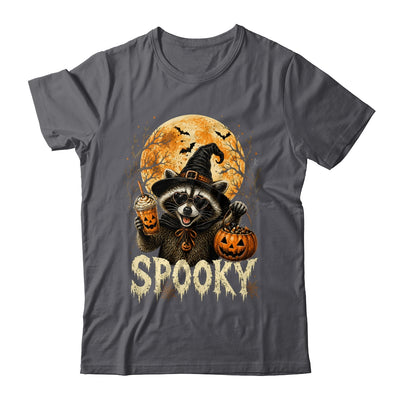 Retro Halloween Raccoon Witch Hat Funny Spooky Season Humor Shirt & Sweatshirt | siriusteestore
