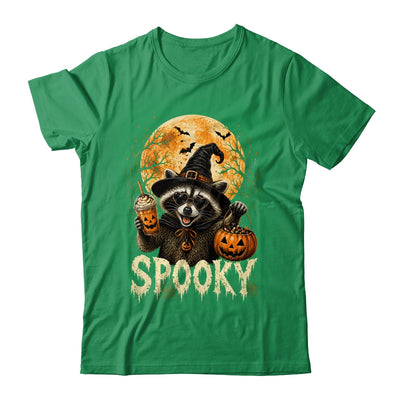 Retro Halloween Raccoon Witch Hat Funny Spooky Season Humor Shirt & Sweatshirt | siriusteestore