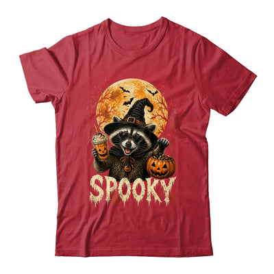 Retro Halloween Raccoon Witch Hat Funny Spooky Season Humor Shirt & Sweatshirt | siriusteestore