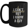 Retro I Cant But I Know A Guy Christian Faith Believer Mug | siriusteestore