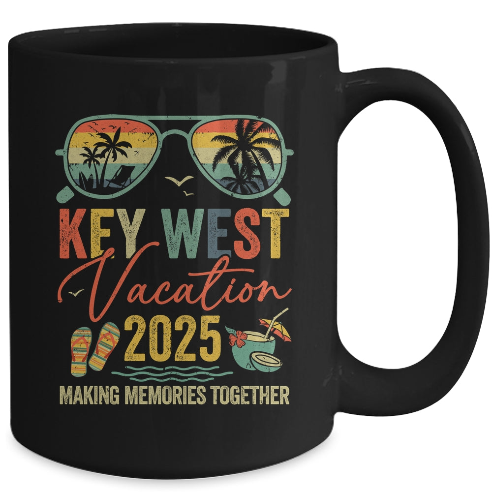 Retro Key West Vacation 2025 Memories Matching Group Trip Mug | siriusteestore