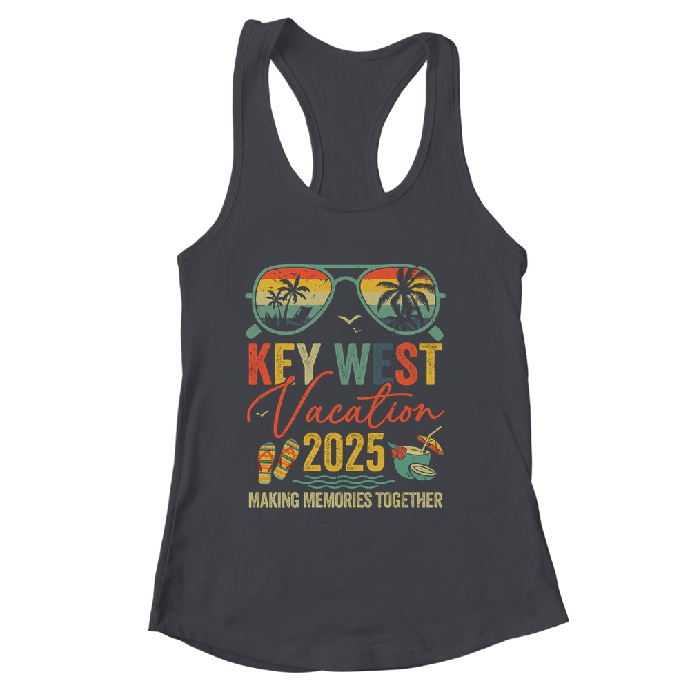 Retro Key West Vacation 2025 Memories Matching Group Trip Shirt & Tank Top | siriusteestore