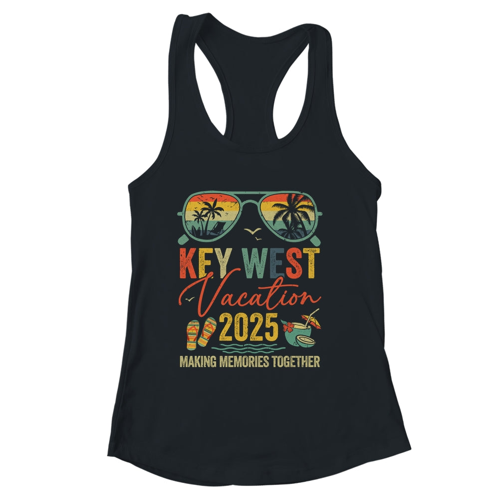 Retro Key West Vacation 2025 Memories Matching Group Trip Shirt & Tank Top | siriusteestore