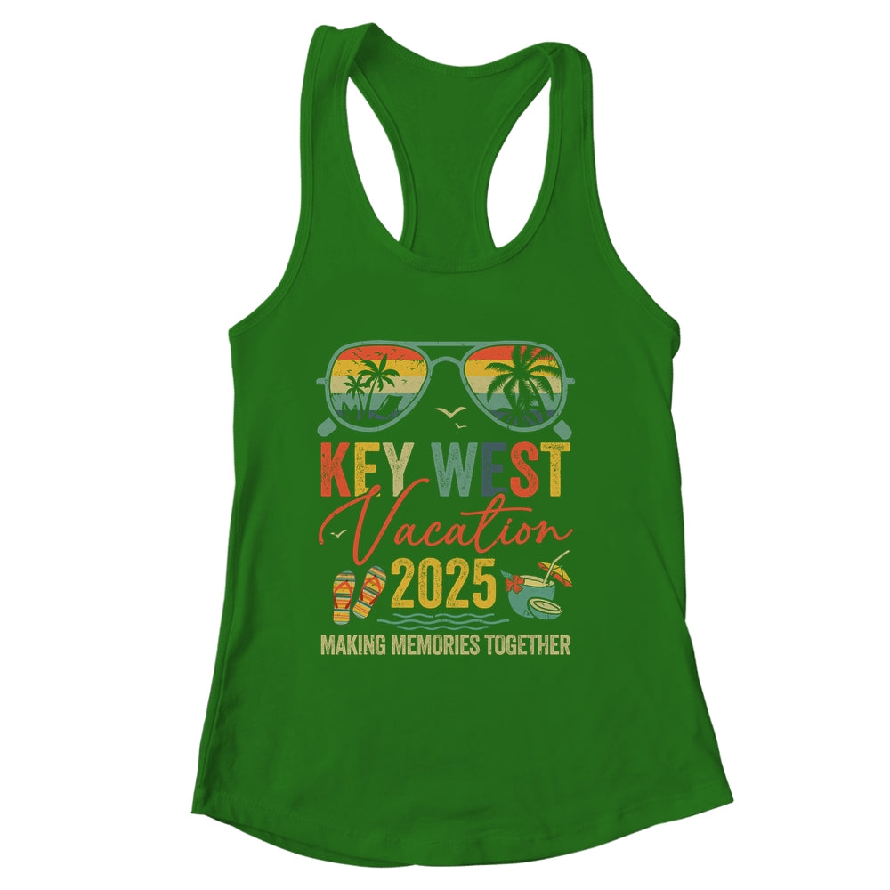 Retro Key West Vacation 2025 Memories Matching Group Trip Shirt & Tank Top | siriusteestore
