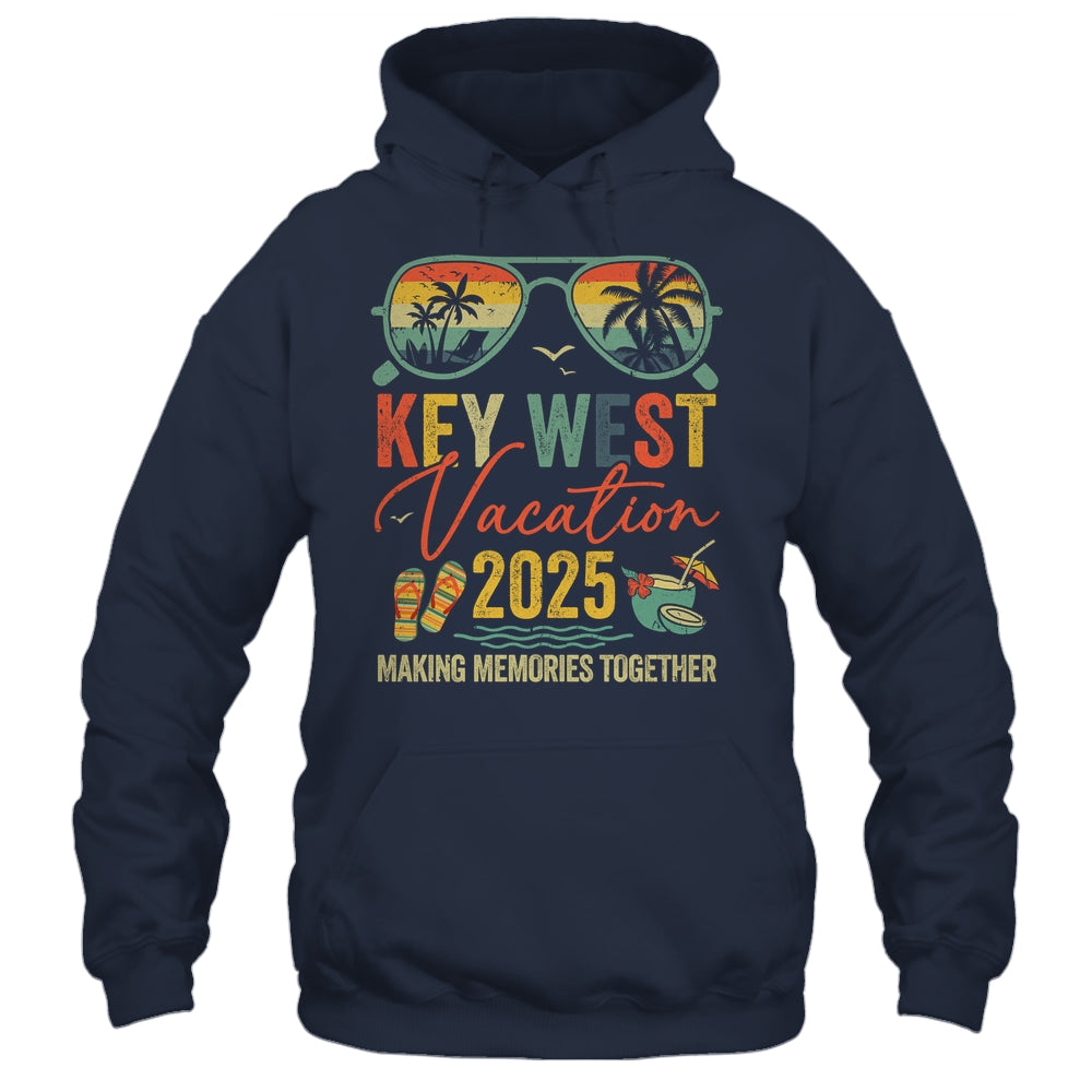 Retro Key West Vacation 2025 Memories Matching Group Trip Shirt & Tank Top | siriusteestore