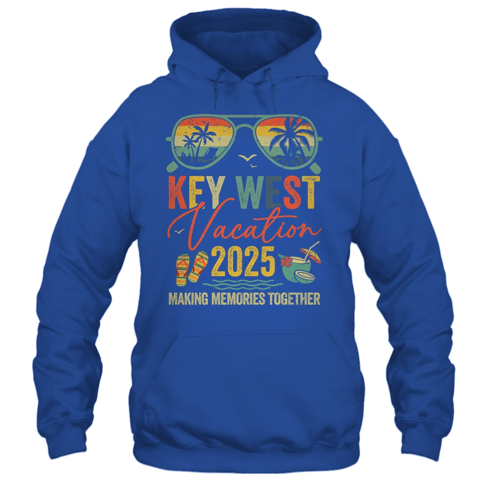 Retro Key West Vacation 2025 Memories Matching Group Trip Shirt & Tank Top | siriusteestore