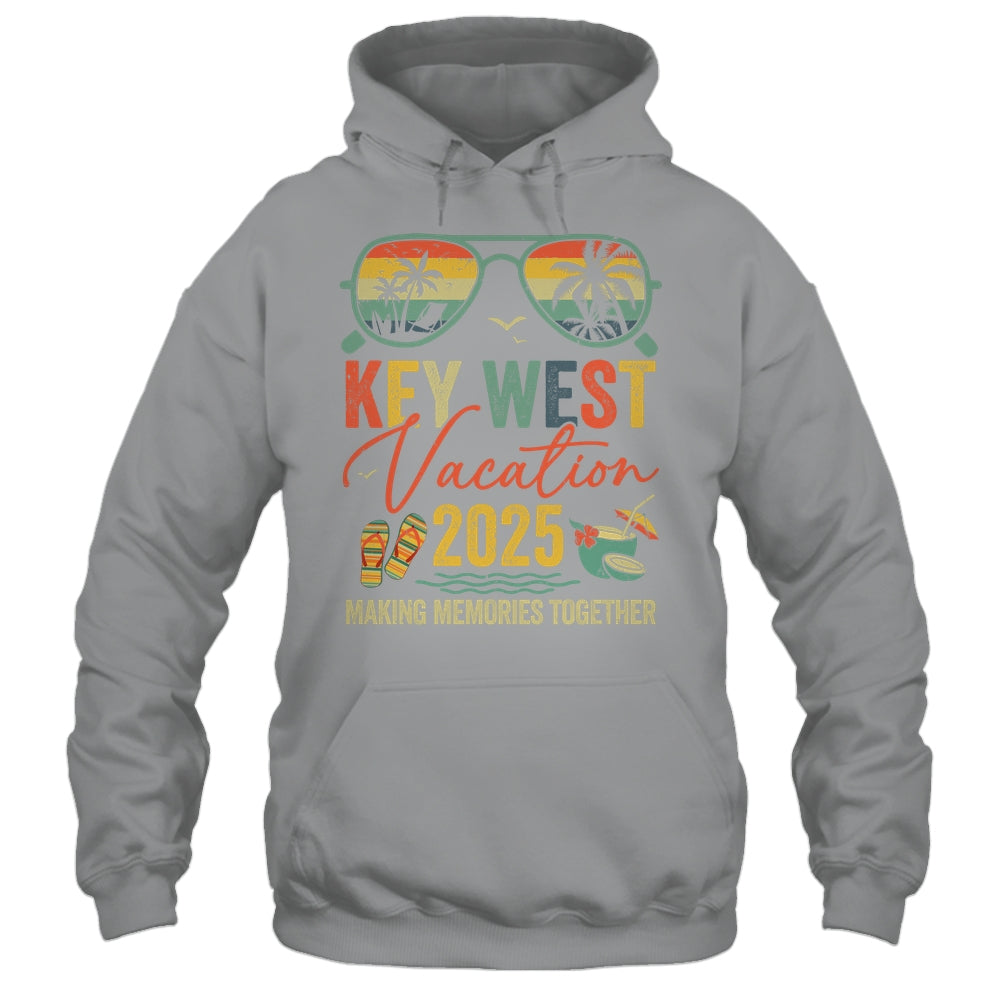 Retro Key West Vacation 2025 Memories Matching Group Trip Shirt & Tank Top | siriusteestore