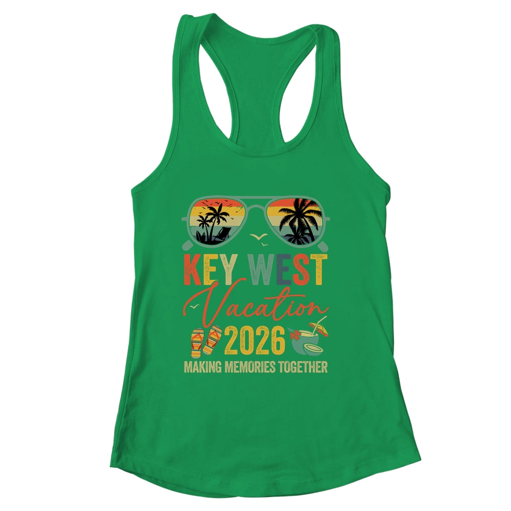 Retro Key West Vacation 2026 Memories Matching Group Trip Shirt & Tank Top | siriusteestore