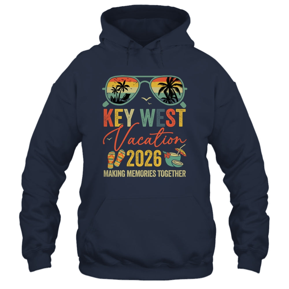 Retro Key West Vacation 2026 Memories Matching Group Trip Shirt & Tank Top | siriusteestore