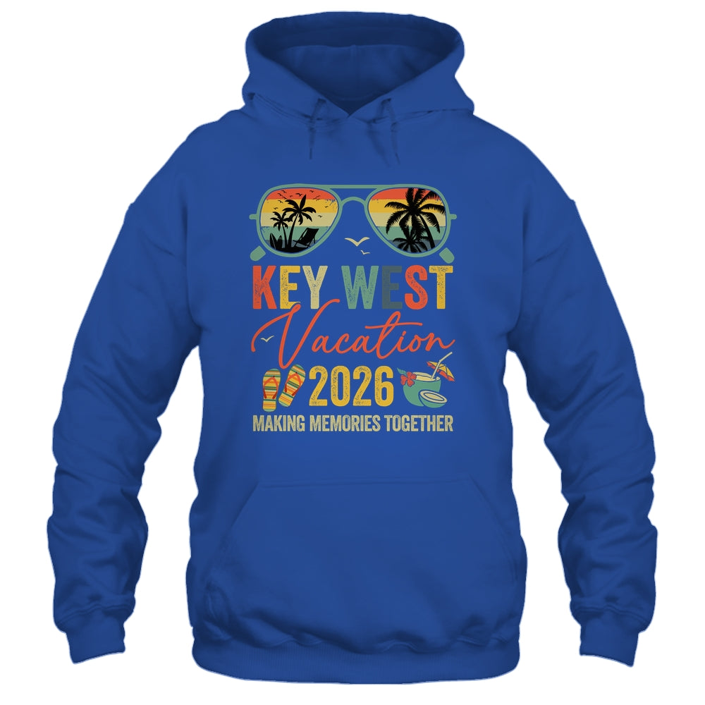 Retro Key West Vacation 2026 Memories Matching Group Trip Shirt & Tank Top | siriusteestore