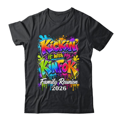 Retro Kickin It With My Kinfolk Family Reunion 2026 Matching Shirt & Tank Top | siriusteestore