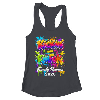 Retro Kickin It With My Kinfolk Family Reunion 2026 Matching Shirt & Tank Top | siriusteestore
