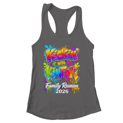 Retro Kickin It With My Kinfolk Family Reunion 2026 Matching Shirt & Tank Top | siriusteestore