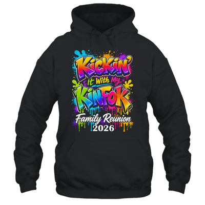 Retro Kickin It With My Kinfolk Family Reunion 2026 Matching Shirt & Tank Top | siriusteestore