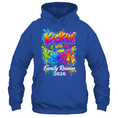 Retro Kickin It With My Kinfolk Family Reunion 2026 Matching Shirt & Tank Top | siriusteestore